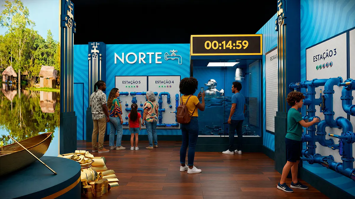 Ambiente da Monopoly Experience