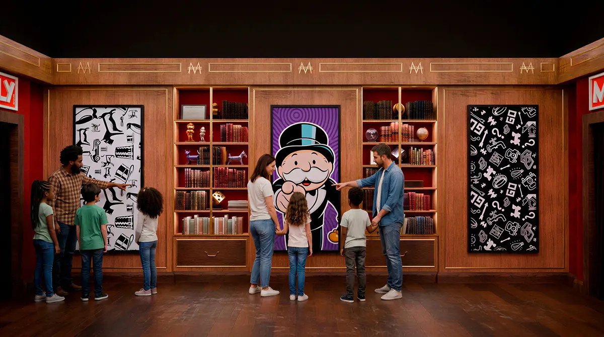 Ambiente da Monopoly Experience