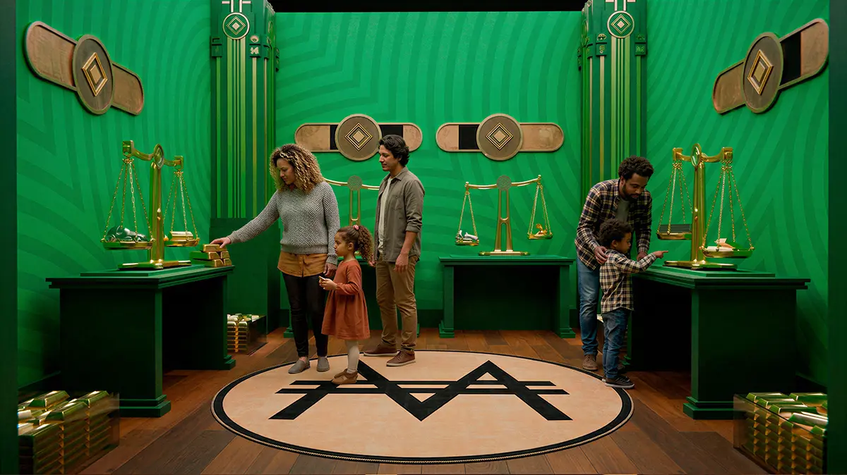 Ambiente da Monopoly Experience